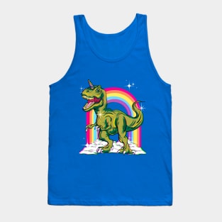 Saurus Or Unicorn? Unicornasaurus Rex! Tank Top